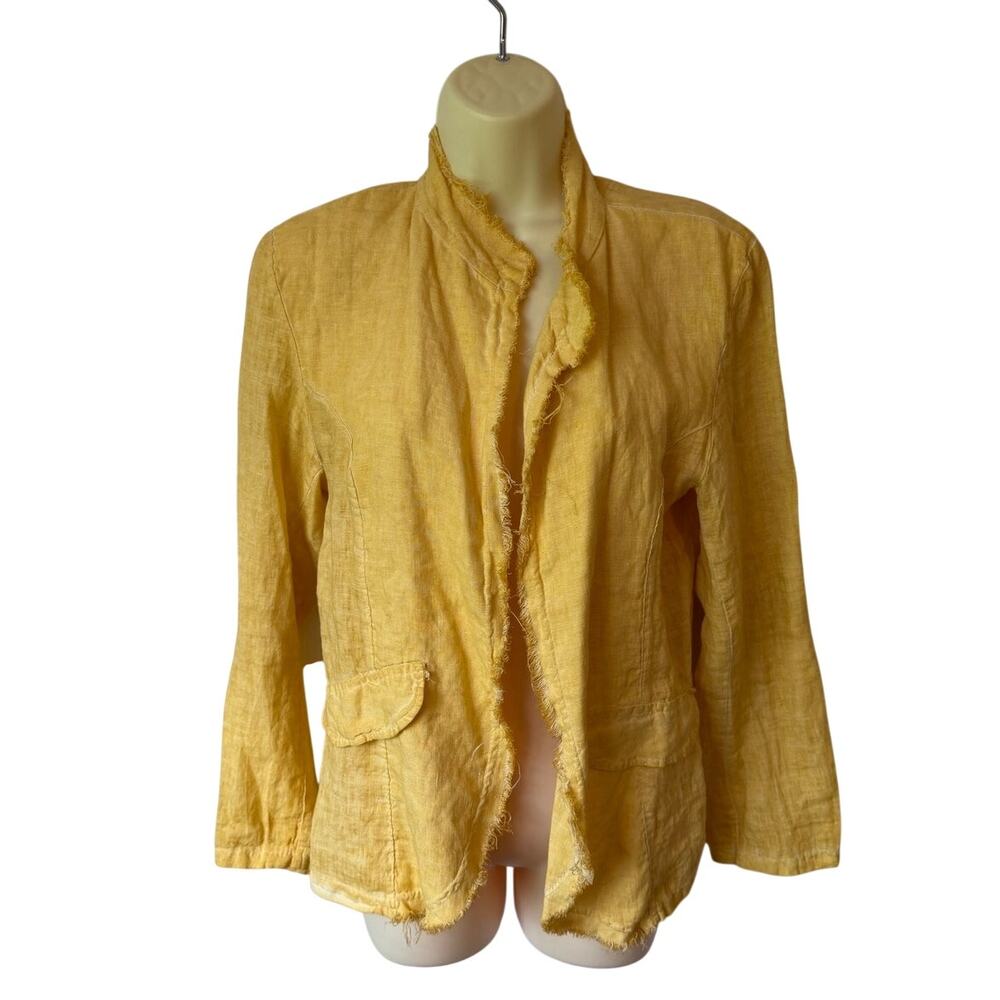 NT by Amati Yellow Linen Jacket